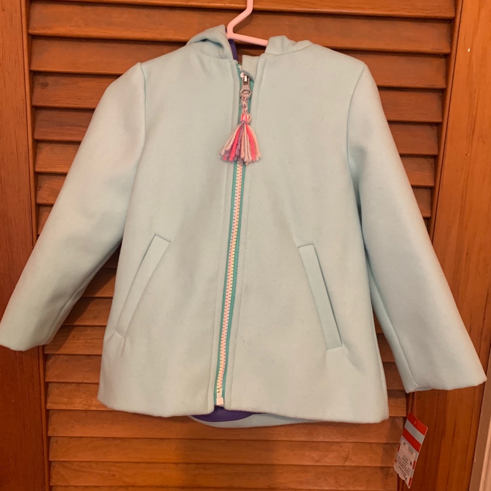 Light blue unicorn jacket